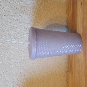 Grande Starbucks Icy White Studded Tumbler